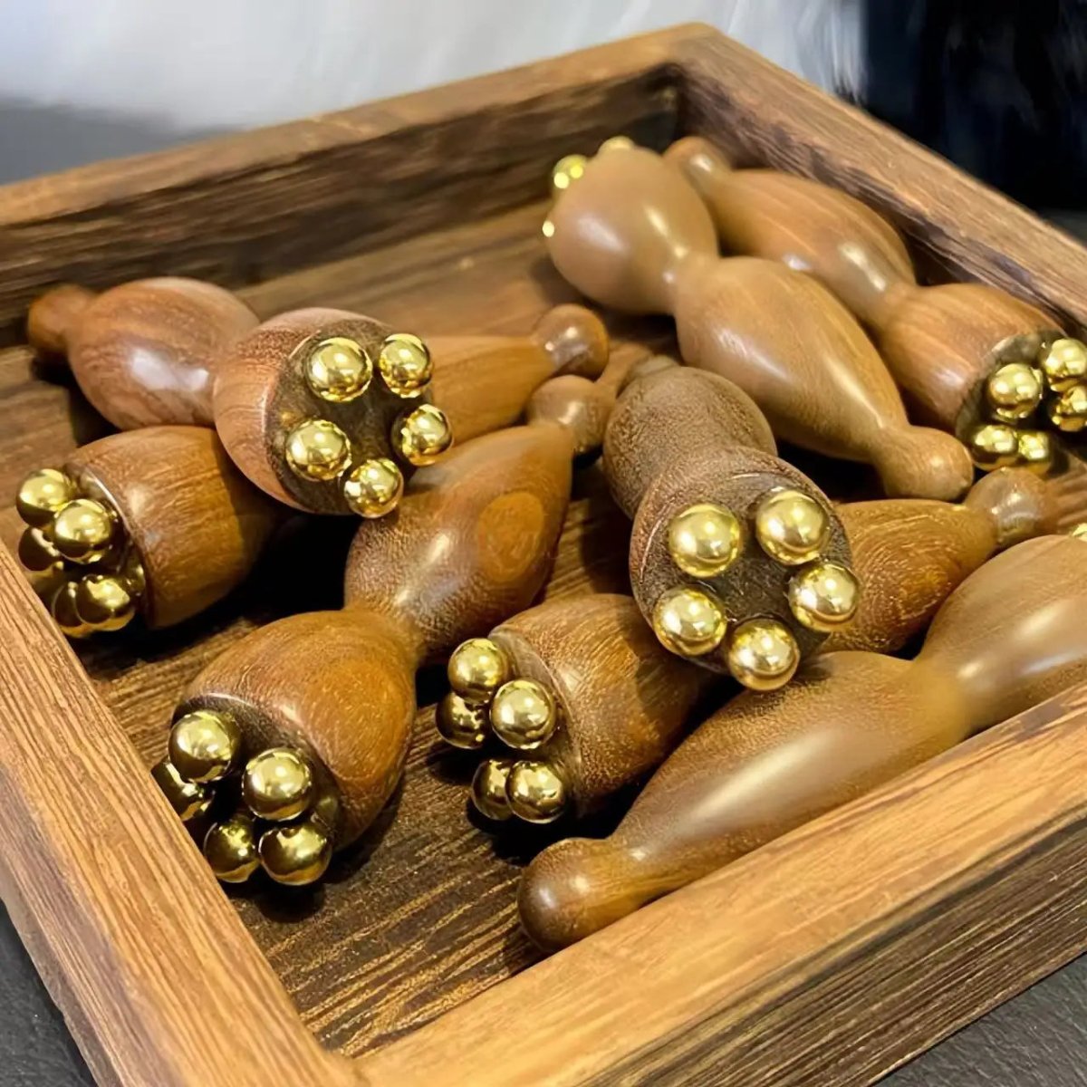 WOODPOD Seedpod Gua Sha Gezichtsmassagetool
