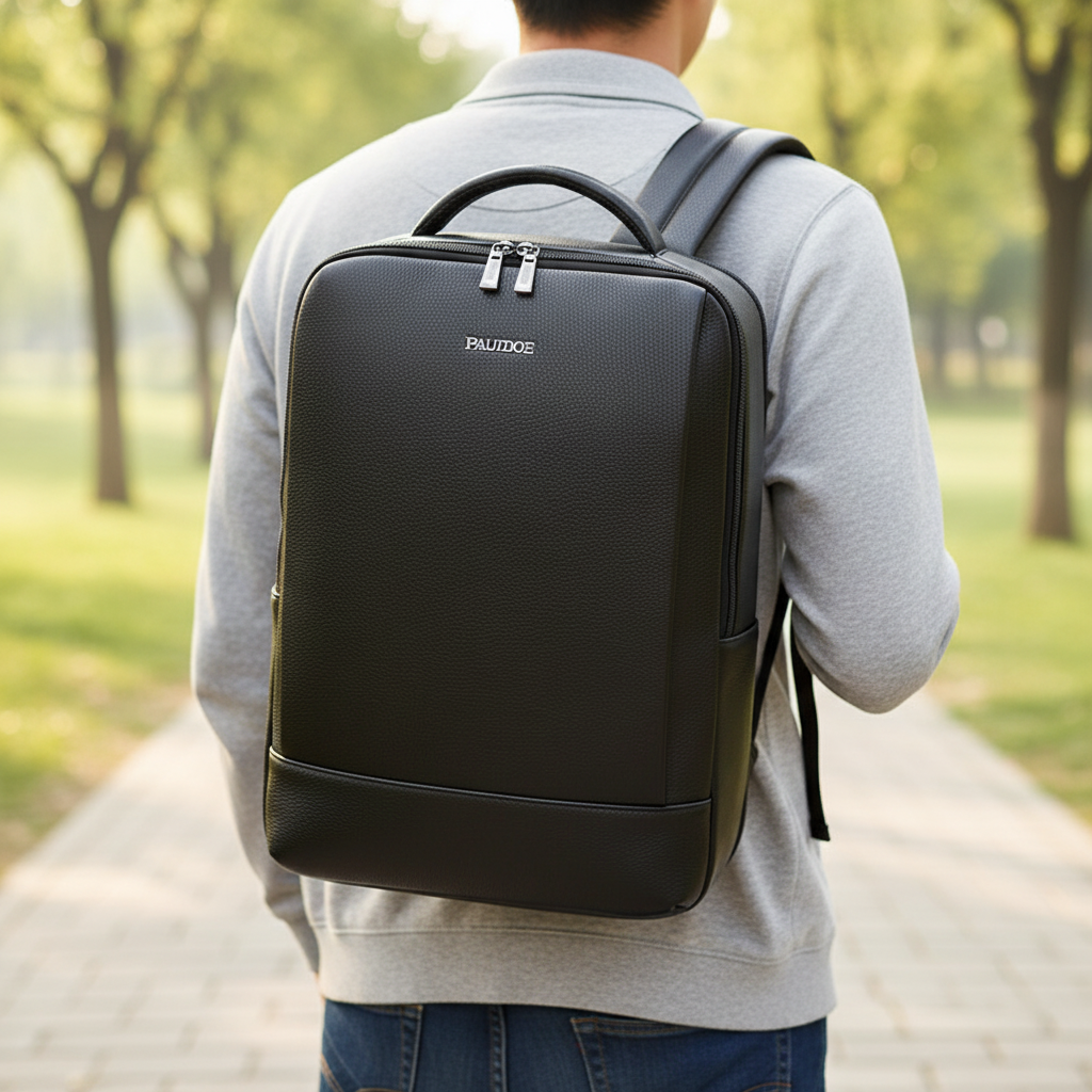 LeatherMax leren laptoprugzak