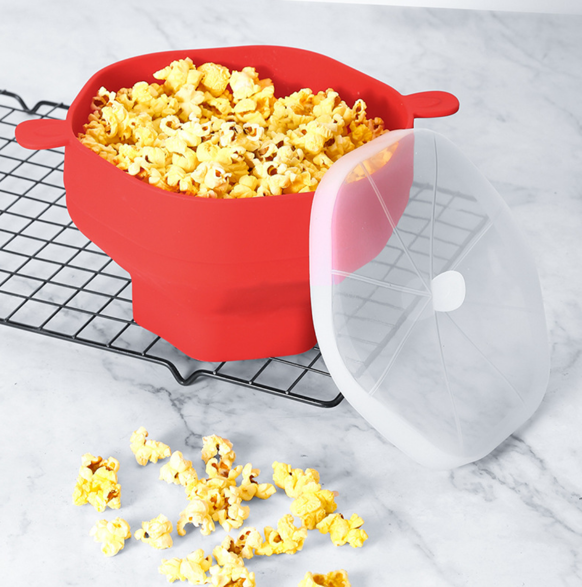 PopDeluxe siliconen popcornmaker