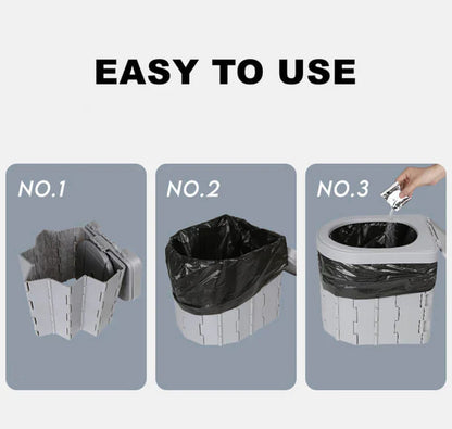 FoldFlush draagbaar vouwtoilet