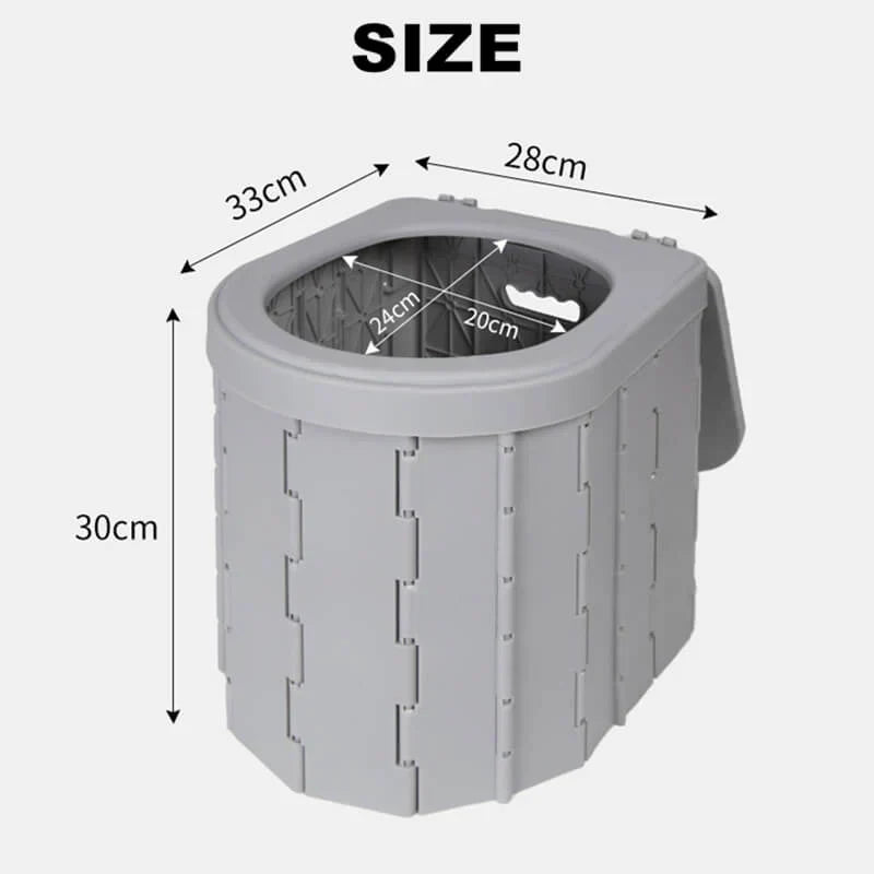 FoldFlush draagbaar vouwtoilet