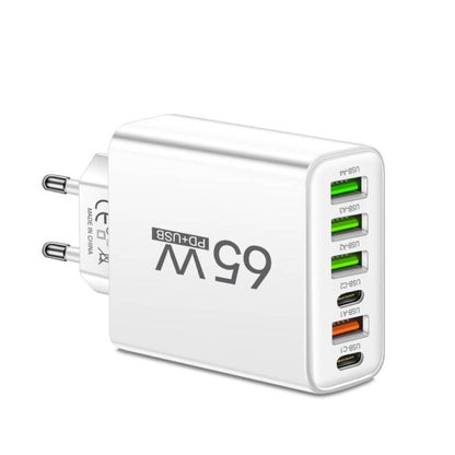 PowerMax 65W 6-in-1 snelle oplader