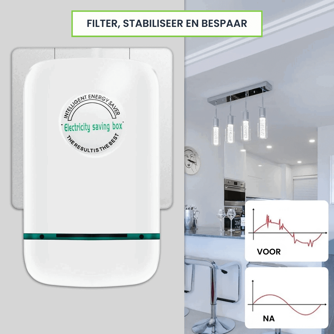 PowerSaver+ energiebesparende stroomstabilisator