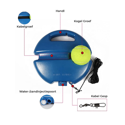 Elastische band tennistrainer