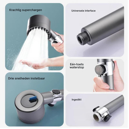 PureSpray luxe hogedrukdouchekop