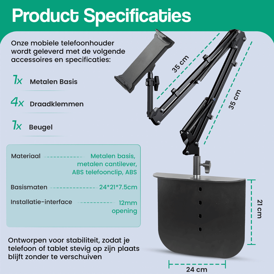 ProClamp draaibare klemhouder