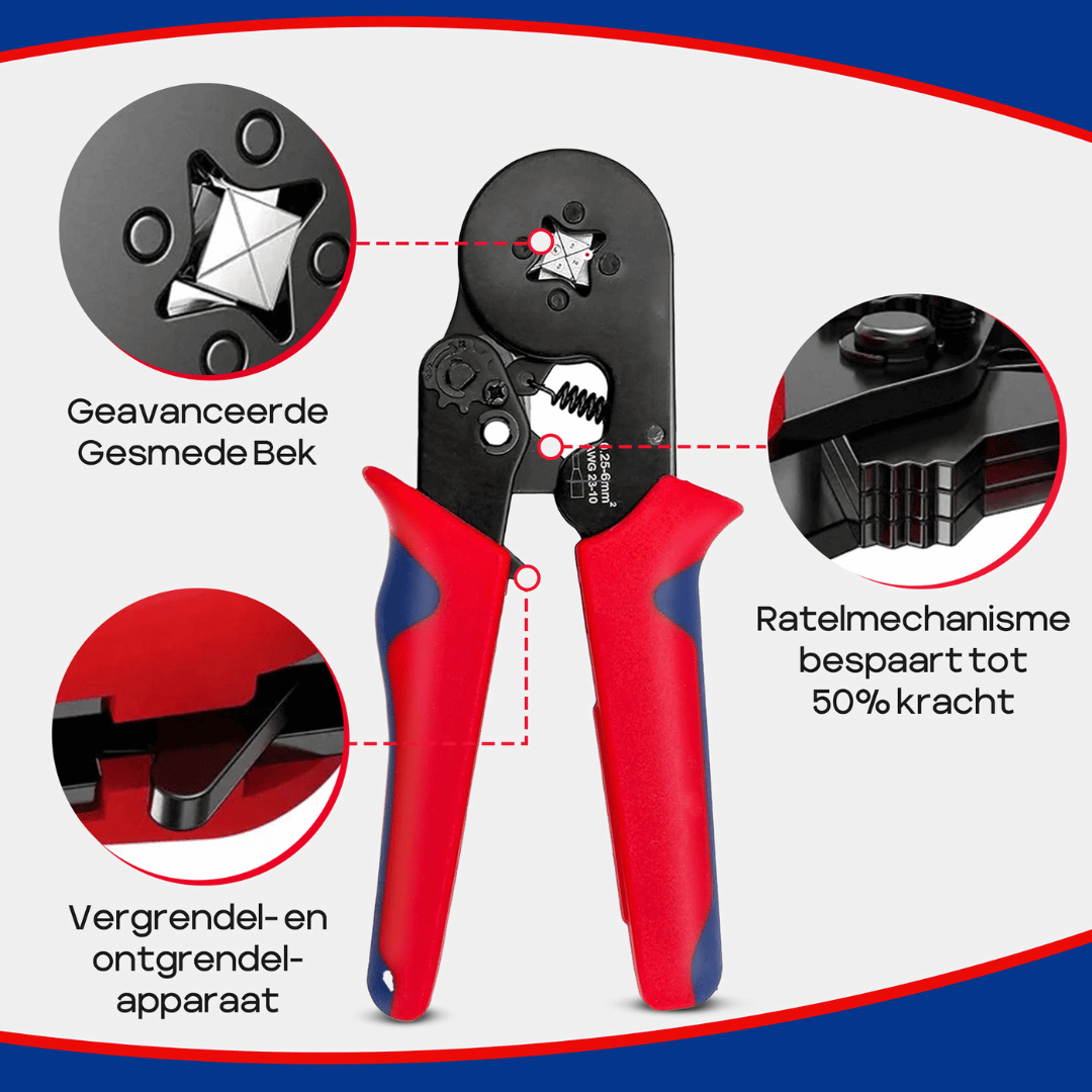ProCrimp zelfinstellende ratel-crimptang