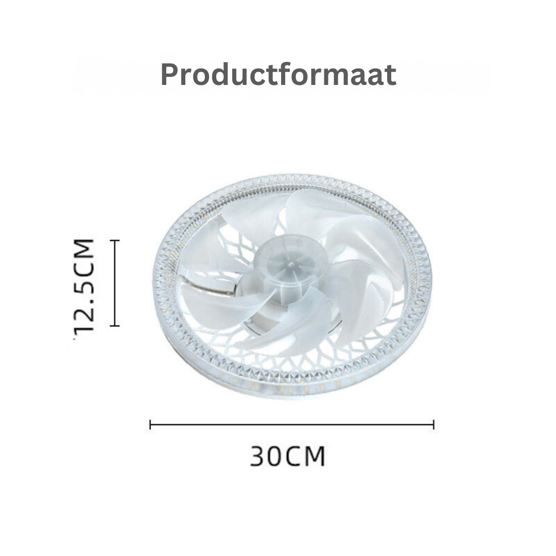 CoolRadiance Plafondventilator met Verlichting