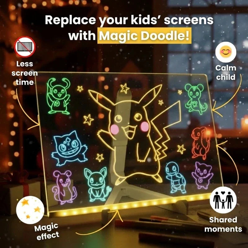 GlowPad herbruikbaar LED-tekenbord