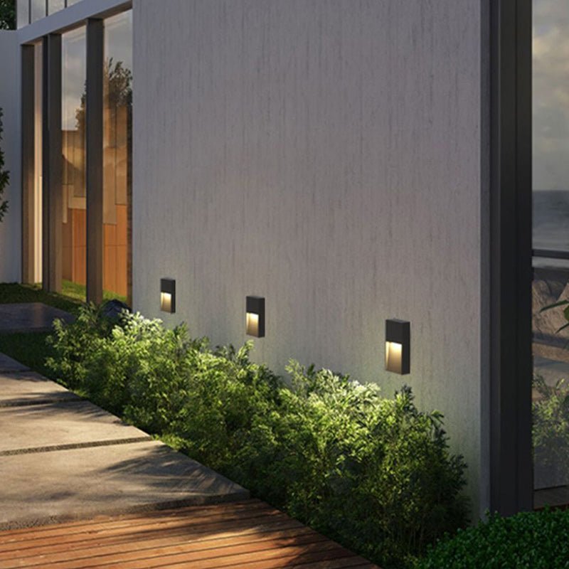 BESEGLOW vierkante led-buitenwandlamp