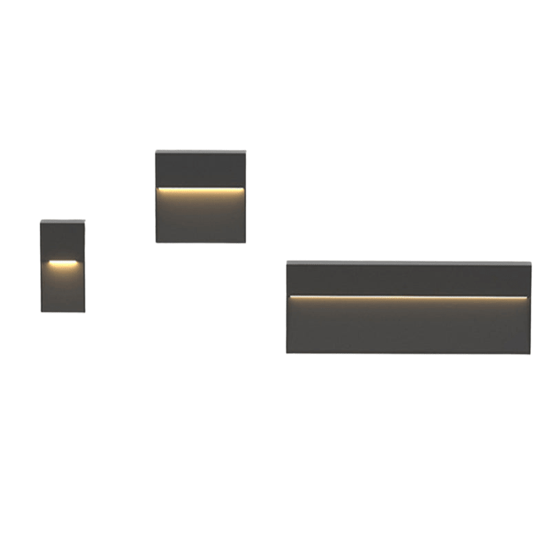 BESEGLOW vierkante led-buitenwandlamp