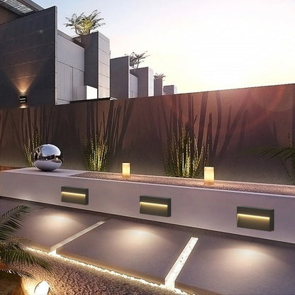BESEGLOW vierkante led-buitenwandlamp