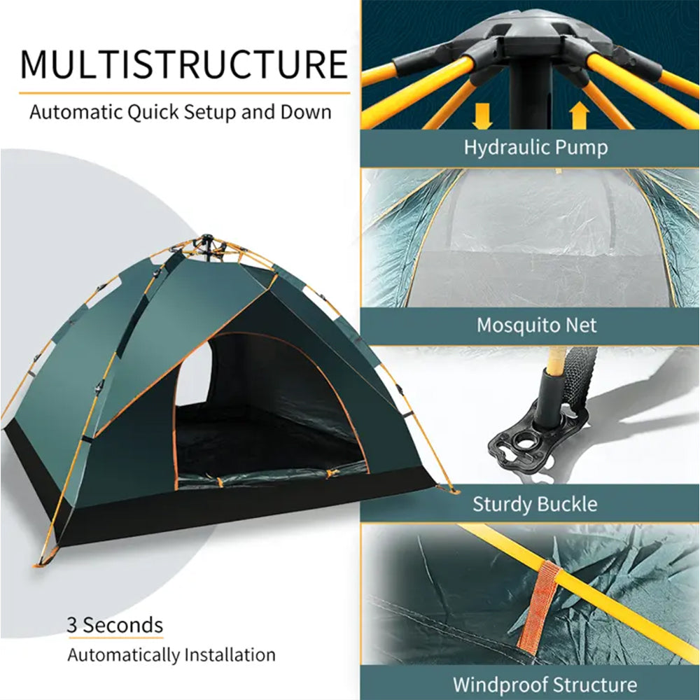 Quick-Up automatische kampeertent