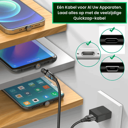 Quickzap magnetische laadkabel