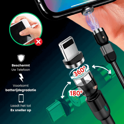 Quickzap magnetische laadkabel