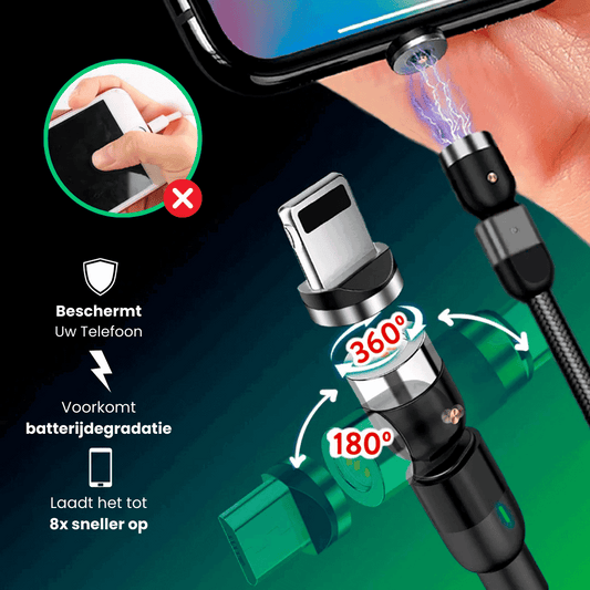 Quickzap magnetische laadkabel