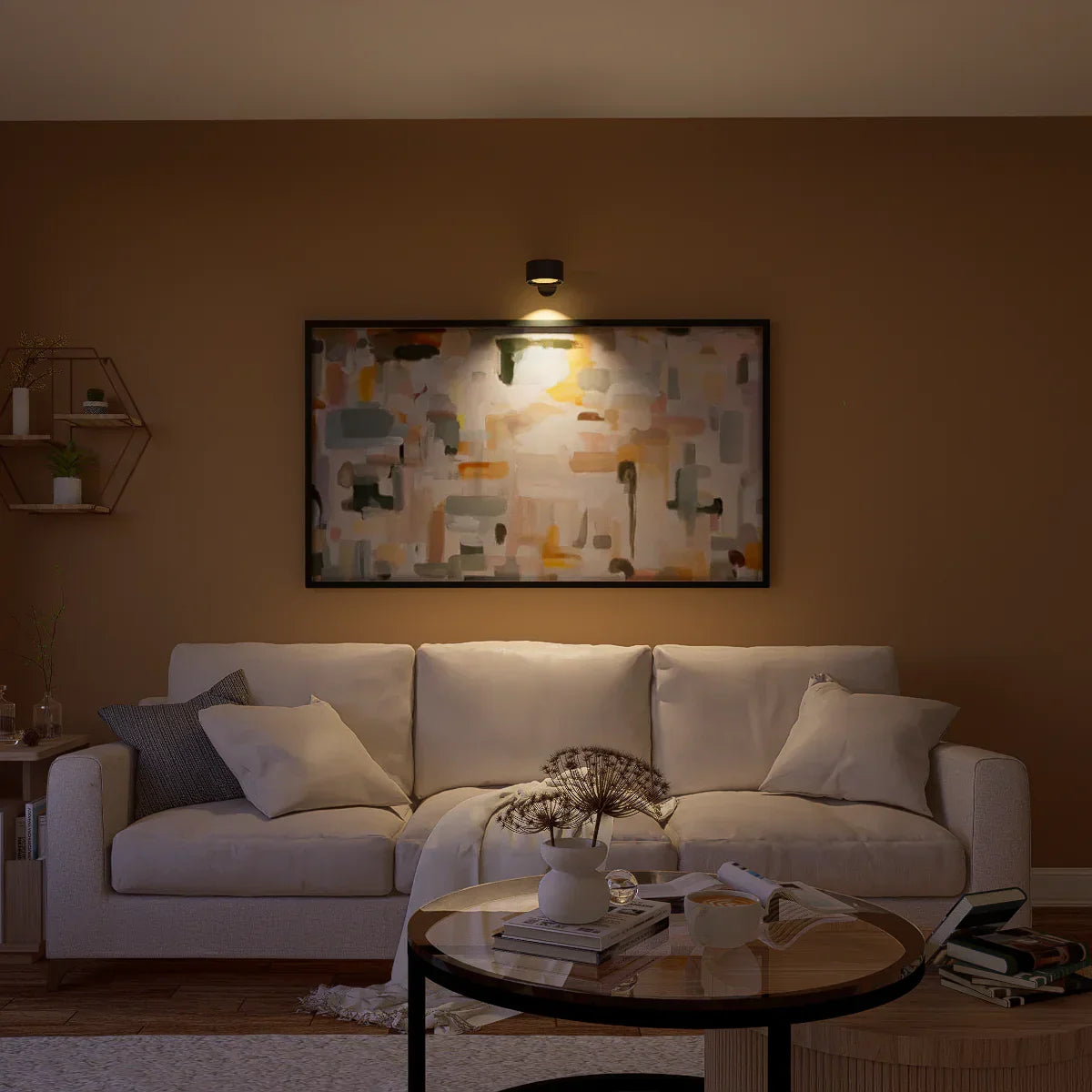 Lumio draadloze wandlamp met 360° rotatie