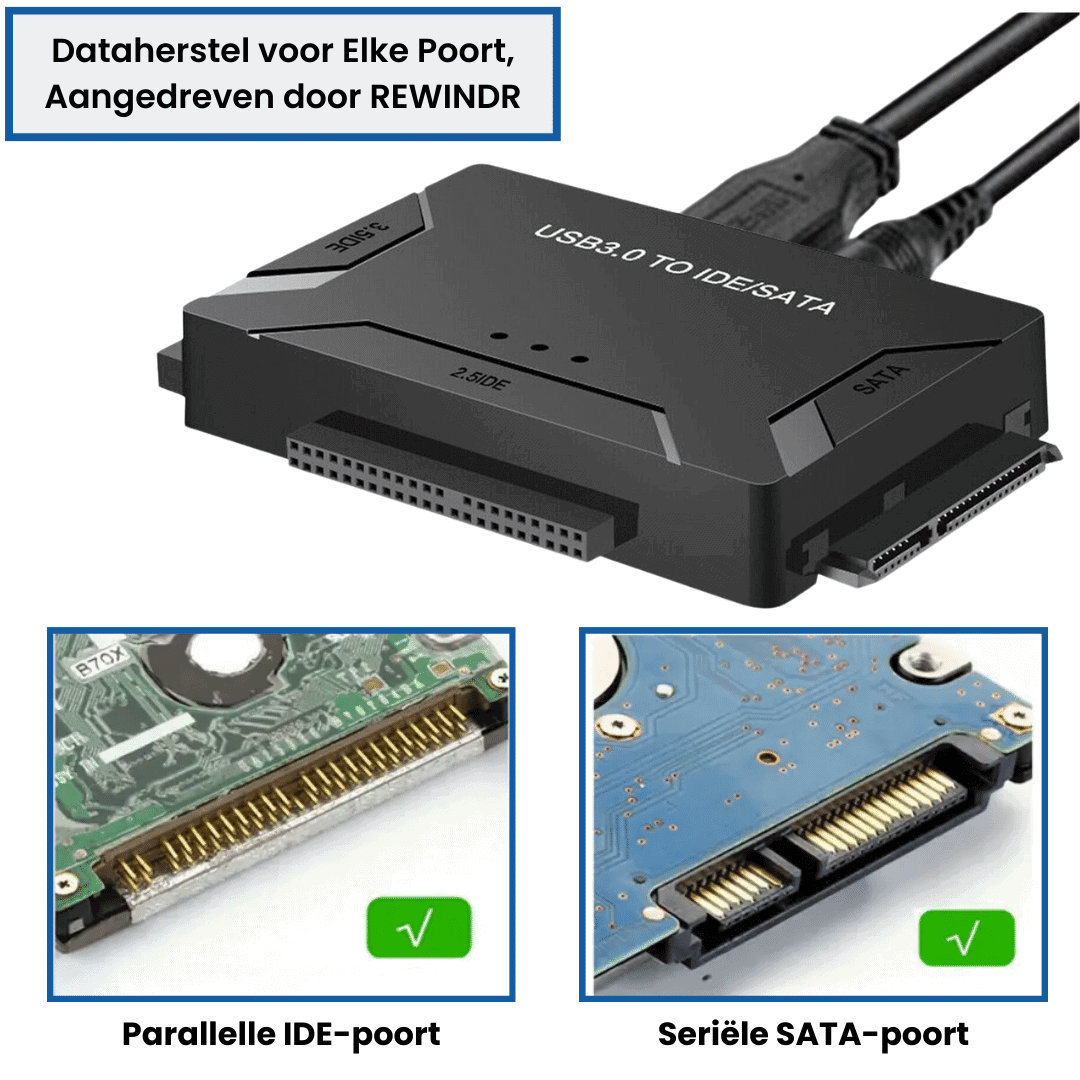 REWINDR harde schijf hersteltool