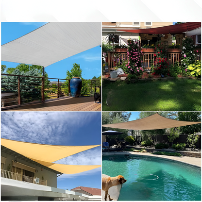 Waterafstotend schaduwdoek voor tuin en terras
