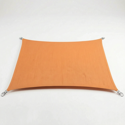 Rechthoekig schaduwdoek voor de tuin
