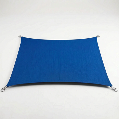 Rechthoekig schaduwdoek voor de tuin