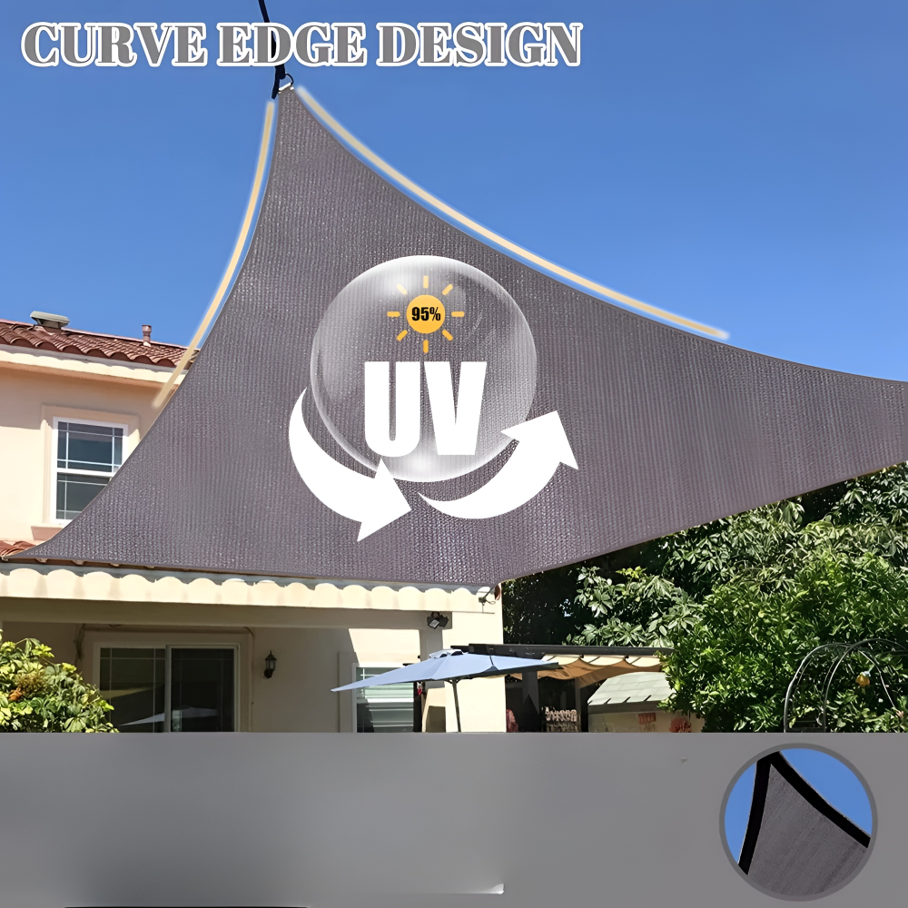 Navando rechthoekig schaduwdoek
