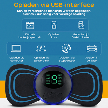 Rejuvii EMS nek- en rugmassageapparaat