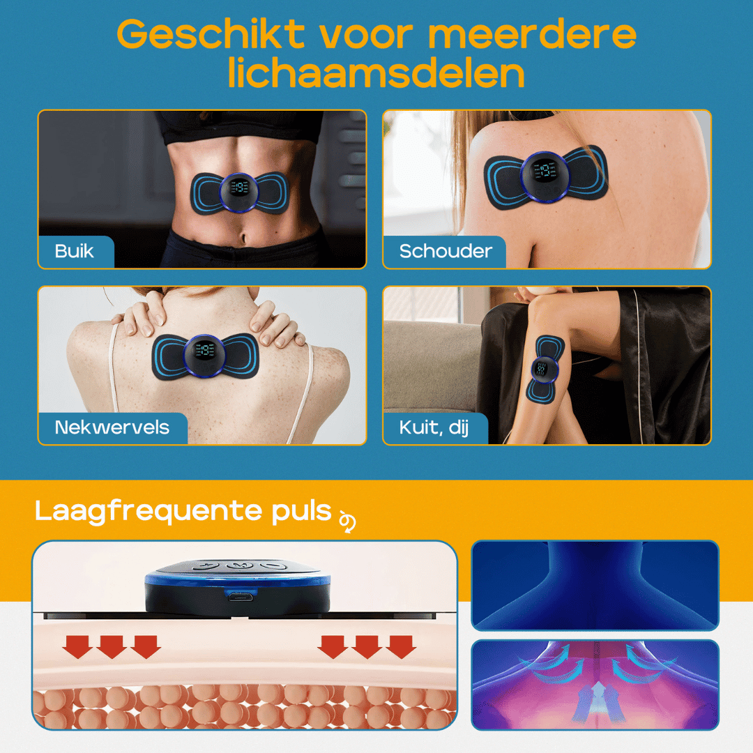 Rejuvii EMS nek- en rugmassageapparaat
