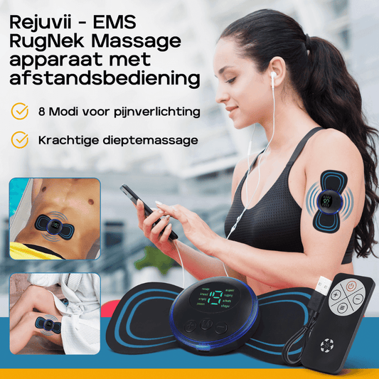 Rejuvii EMS nek- en rugmassageapparaat