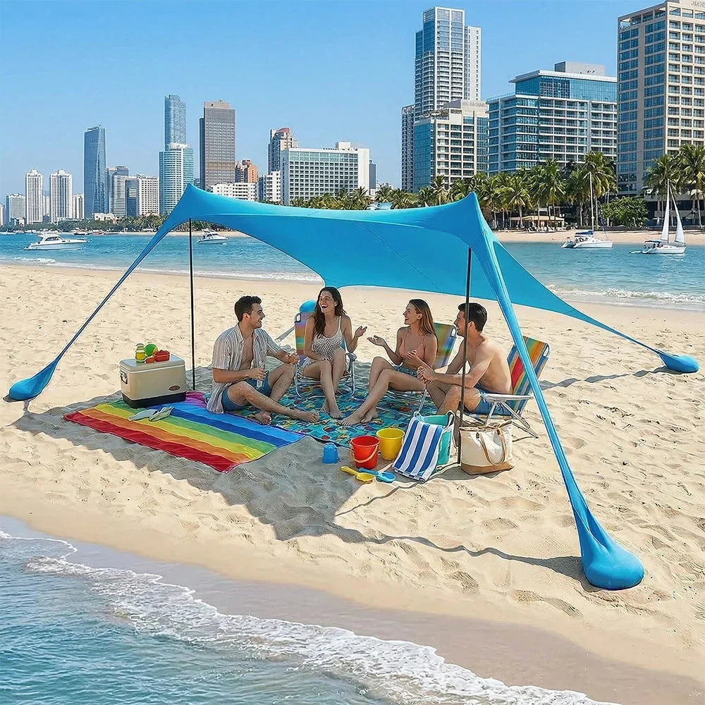 Navando rekbare open strandtent