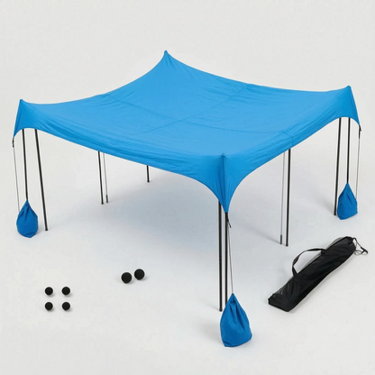 Navando rekbare open strandtent
