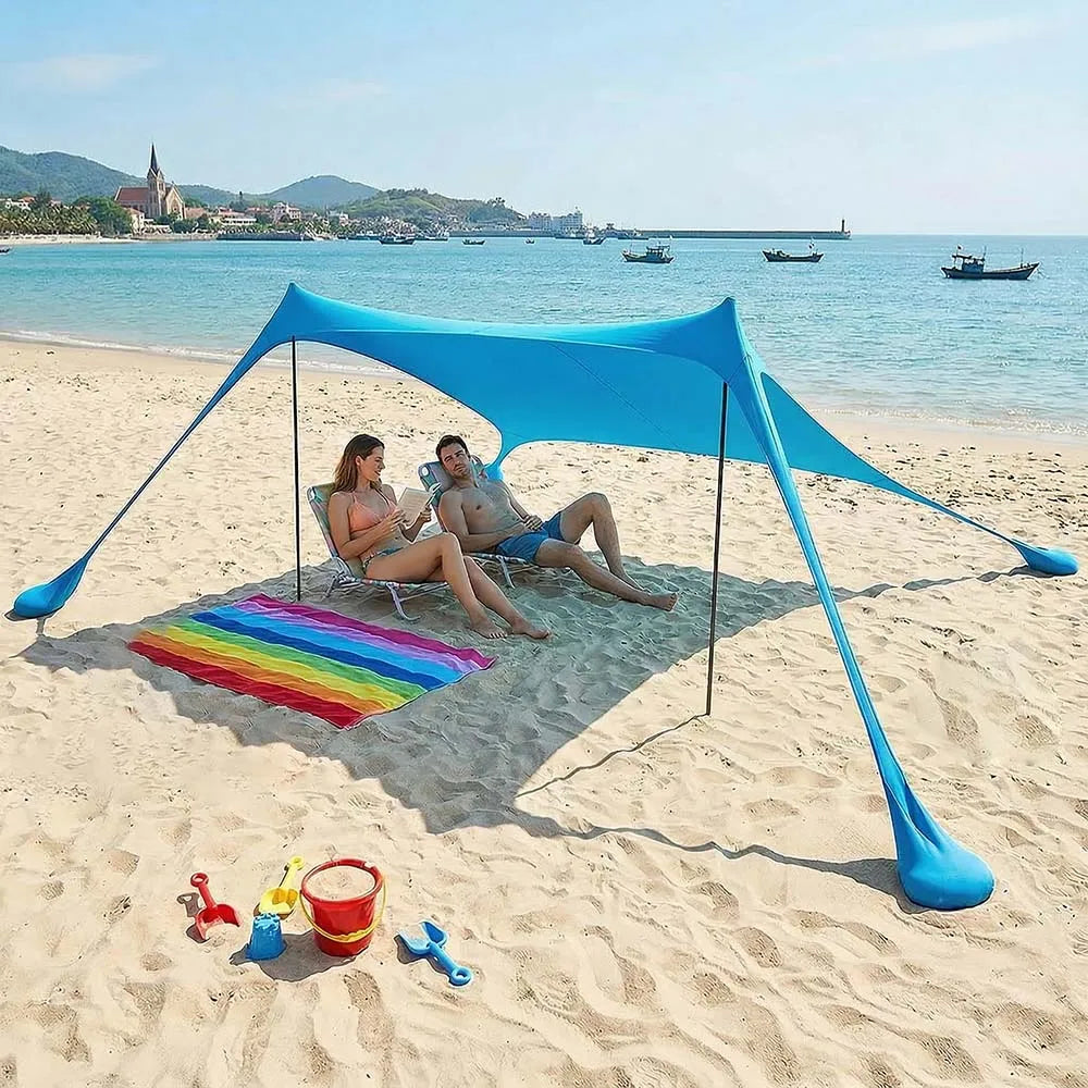 Navando rekbare open strandtent