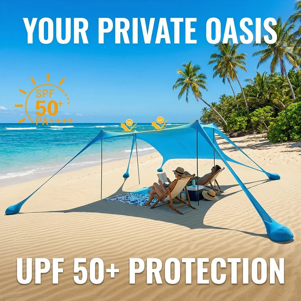 Navando rekbare open strandtent