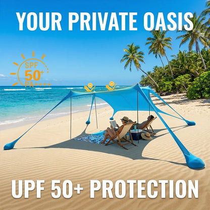 Navando rekbare open strandtent