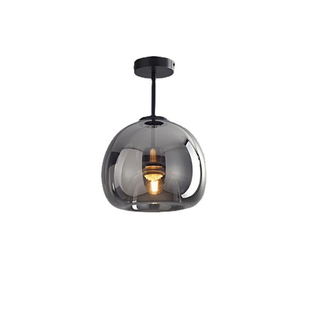 Vörre Retro Koperen Glas Plafondlamp