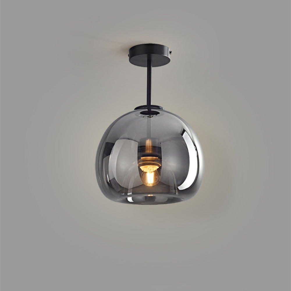 Vörre Retro Koperen Glas Plafondlamp