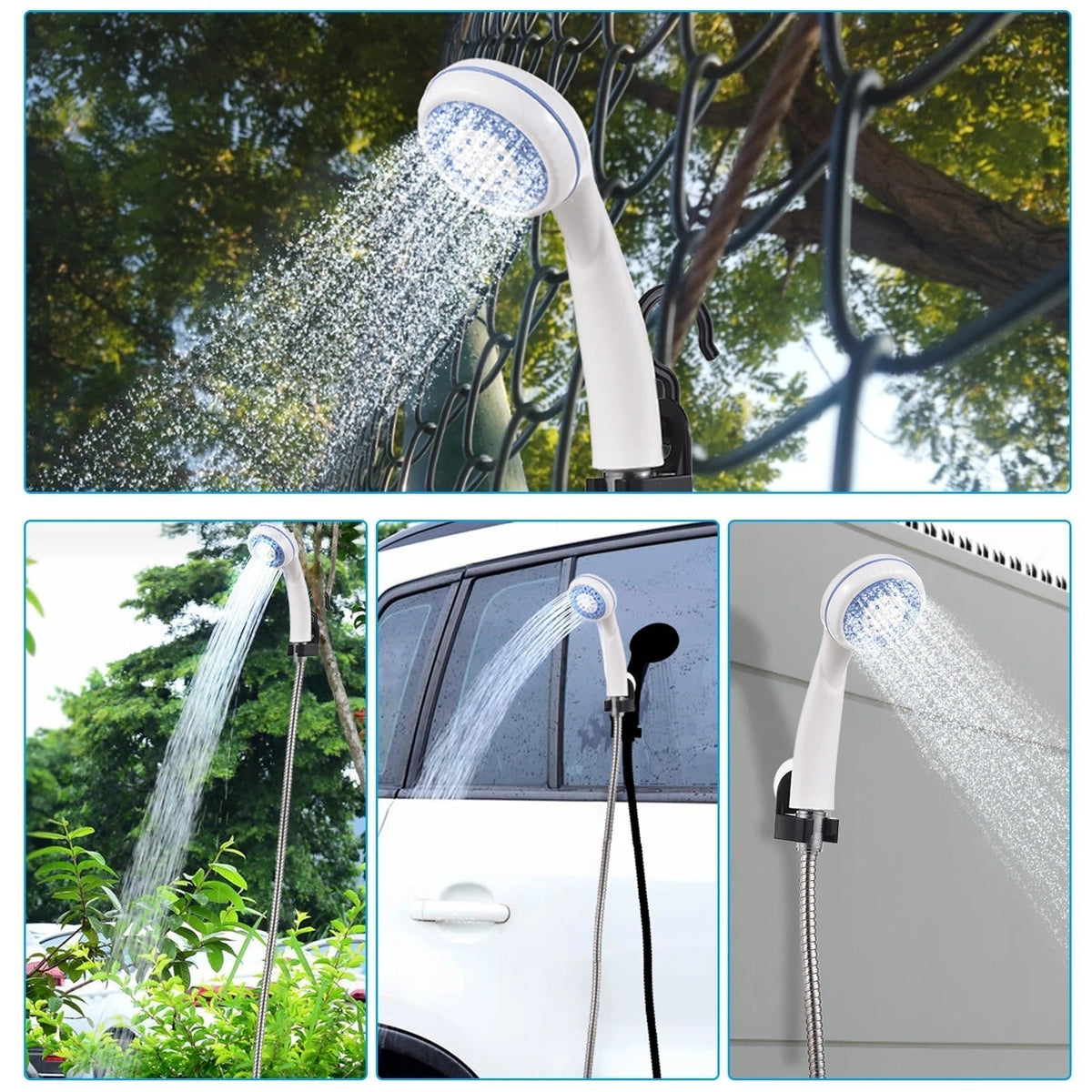 RinseSplash oplaadbare campingdouche