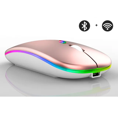 Draadloze LED oplaadbare muis
