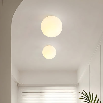 Odior wandlamp met matglazen bol