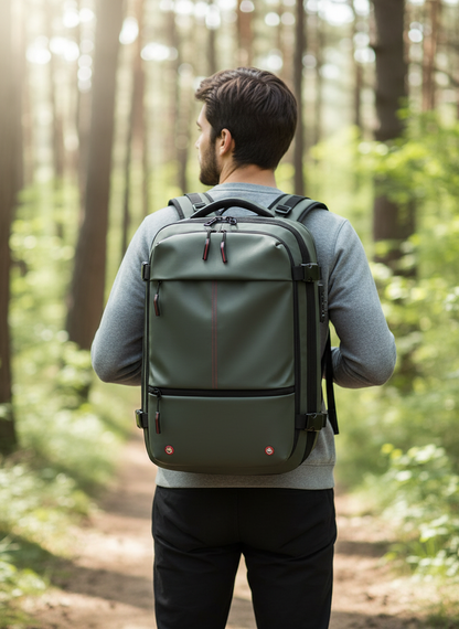 PackAway uitbreidbare reisrugzak