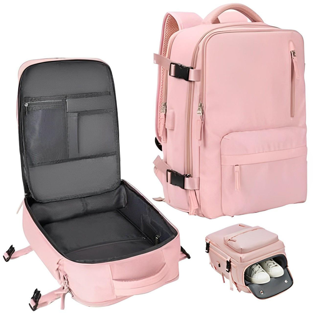 Navando ruime clamshell reisrugzak handbagage
