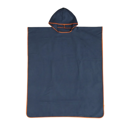 Unisex sneldrogende surfponcho met capuchon
