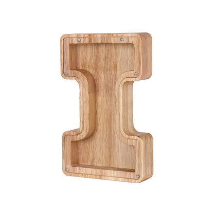 LetterSaver houten alfabet spaarpot