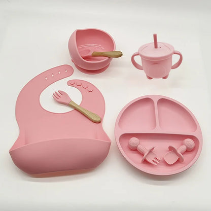 TinyBites siliconen baby eetset