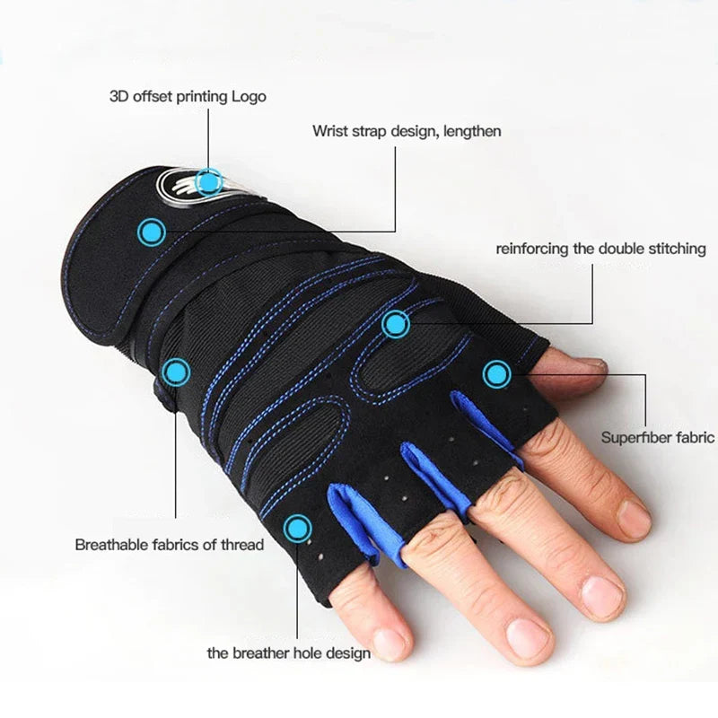 FitFlex schokbestendige fitness handschoenen