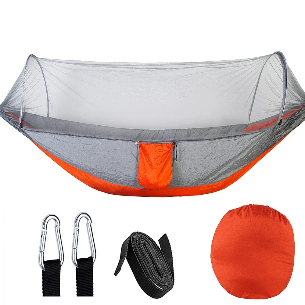 SkyNest outdoor hangmat met klamboe