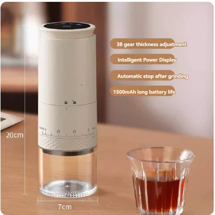 BeanBuddy draagbare elektrische koffiemolen