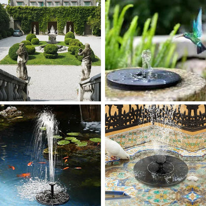 GardenFountain drijvende zonne-energie fontein