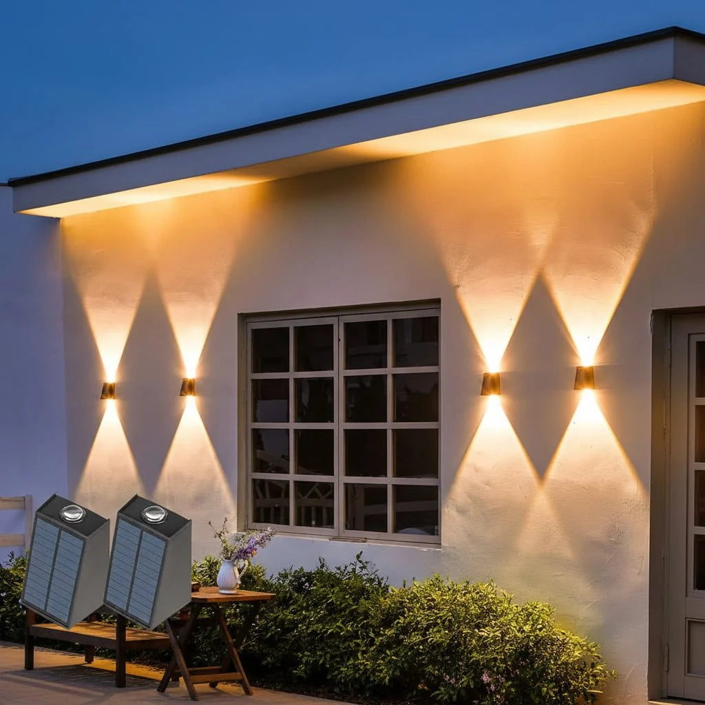 LumiWall solar led-wandlamp