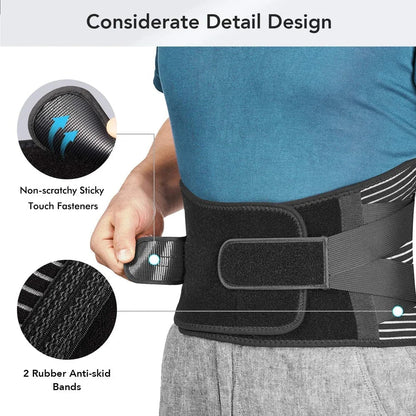 BackAlign comfortabele rugondersteuningsgordel